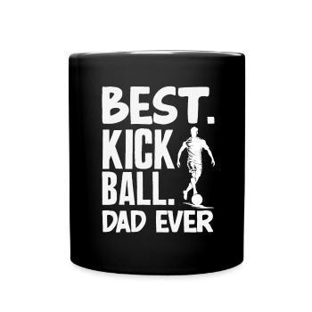 Légende du joueur de kickball - Mug uni - noir - Devant