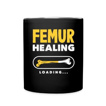 Leg Reconstruction Restoration - Full Colour Mug - black - Front