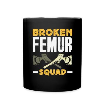 Leg Reconstruction Restoration - Full Colour Mug - black - Front