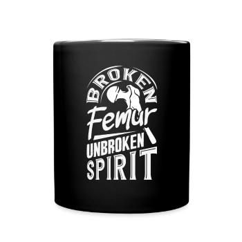 Leg Reconstruction Restoration - Full Colour Mug - black - Front