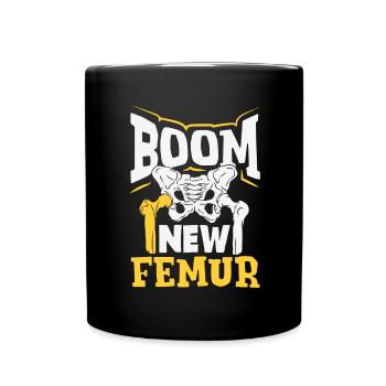 Leg Reconstruction Restoration - Full Colour Mug - black - Front