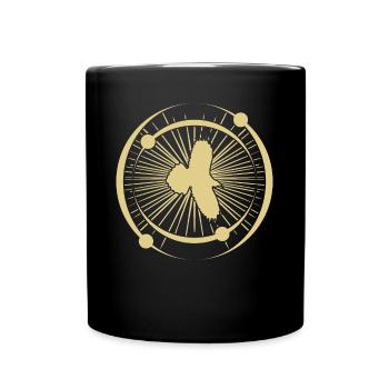 Crows Raven Ravens Crow - Tasse einfarbig - Schwarz - Vorne