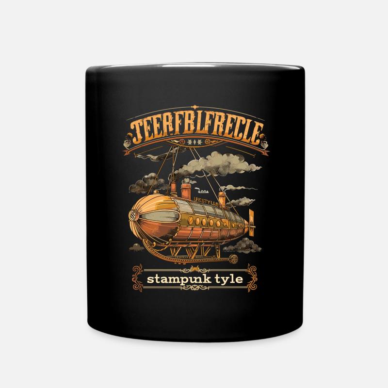 Steam Punk Art Funky Steampunk - Mug uni - noir