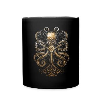 Steam Punk Art Funky Steampunk - Full Colour Mug - black - Front