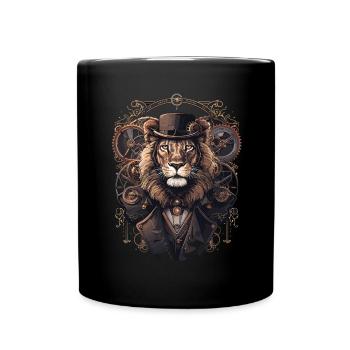 Steam Punk Art Funky Steampunk - Full Colour Mug - black - Front