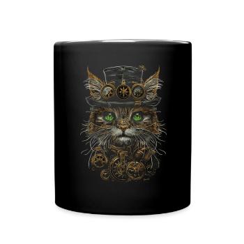 Steam Punk Art Funky Steampunk - Mug uni - noir - Devant