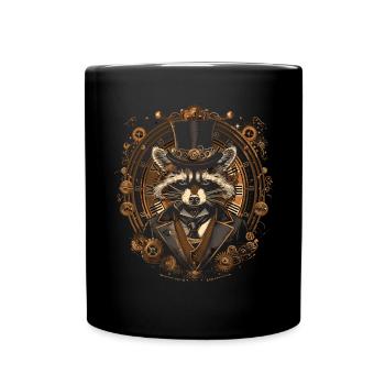 Steam Punk Art Funky Steampunk - Full Colour Mug - black - Front