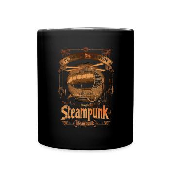 Steam Punk Art Funky Steampunk - Full Colour Mug - black - Front