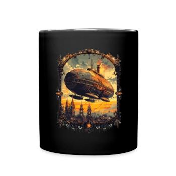 Steam Punk Art Funky Steampunk - Full Colour Mug - black - Front