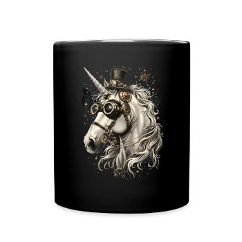 Steam Punk Art Funky Steampunk - Full Colour Mug - black - Front
