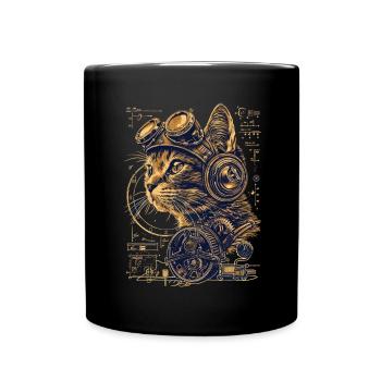Steam Punk Art Funky Steampunk - Mug uni - noir - Devant