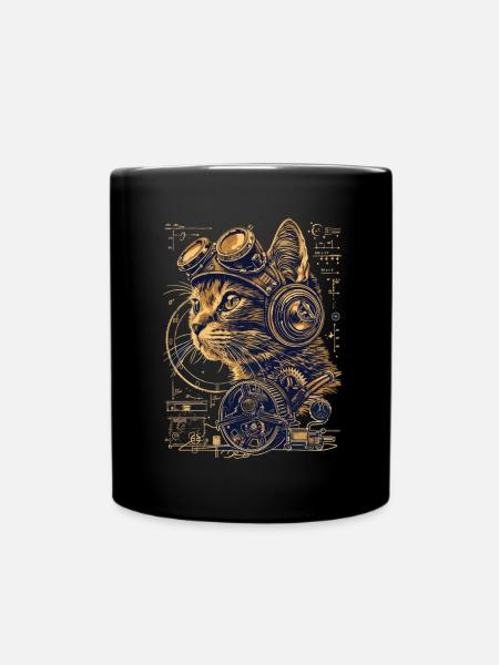 Steam Punk Art Funky Steampunk - Mug uni - noir