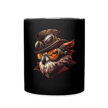 Steam Punk Art Funky Steampunk - Full Colour Mug - black - Front