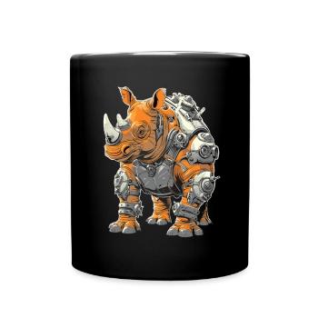 Steam Punk Art Funky Steampunk - Full Colour Mug - black - Front