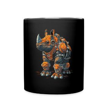 Steam Punk Art Funky Steampunk - Full Colour Mug - black - Front