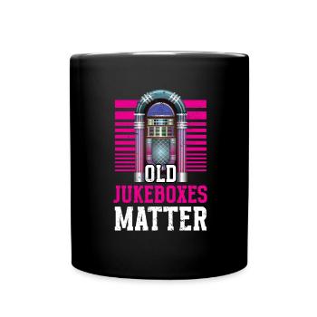 Karaoke Master Retro Music Juke Box - Tasse einfarbig - Schwarz - Vorne