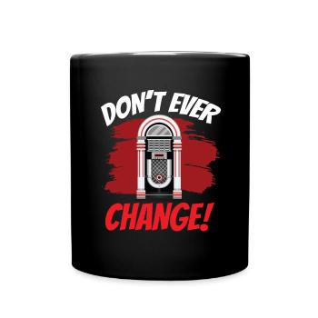 Karaoke Master Juke Box de musique rétro - Mug uni - noir - Devant