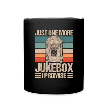 Karaoke Master Juke Box de musique rétro - Mug uni - noir - Devant