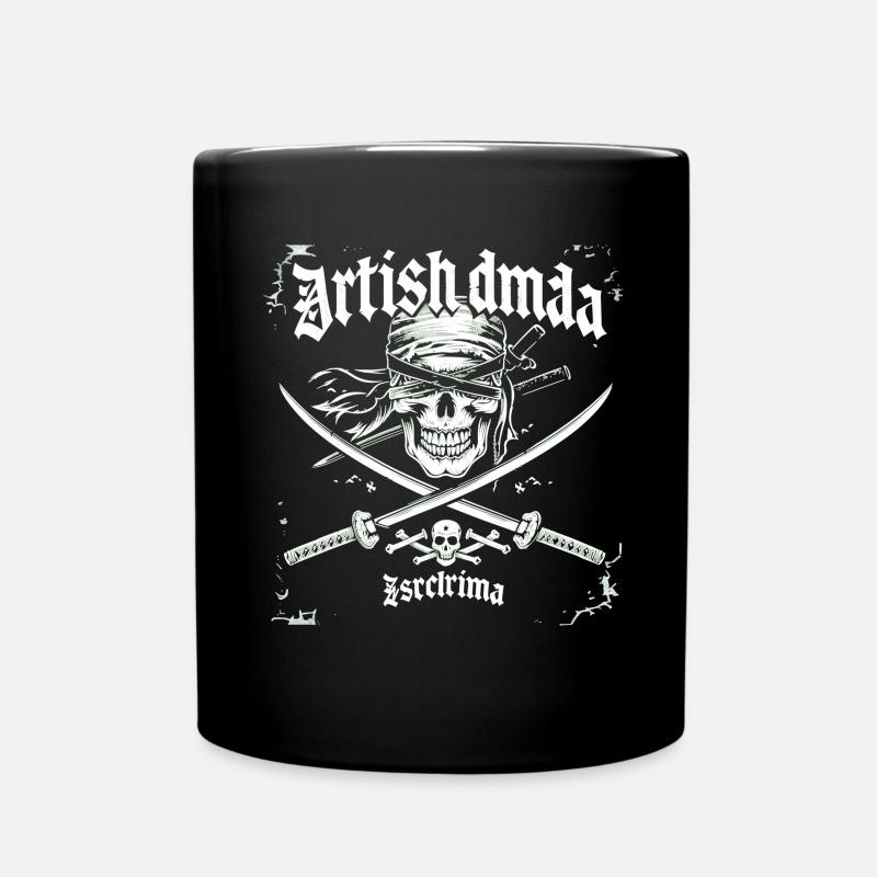 Arnis Eskrima Kali Fma - Tasse einfarbig - Schwarz