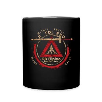 Arnis Eskrima Kali Fma - Tasse einfarbig - Schwarz - Vorne