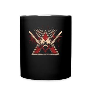 Arnis Eskrima Kali Fma - Tasse einfarbig - Schwarz - Vorne