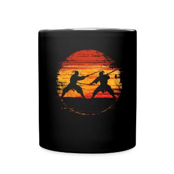 Arnis Eskrima Kali Fma - Tasse einfarbig - Schwarz - Vorne