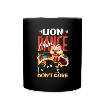 Nouvel An chinois Lune Lion Danse - Mug uni - noir - Devant