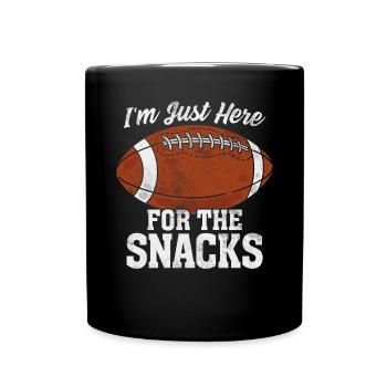 Je suis juste là pour les collations Funny FFL Fantasy - Mug uni - noir - Devant