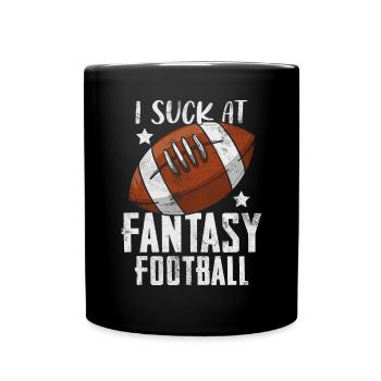 Je suis nul au repêchage du commissaire du football Fantasy - Mug uni - noir - Devant