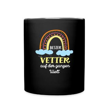 Vetter Geburtstag Beste Vettern Jungen Cousins - Tasse einfarbig - Schwarz - Vorne