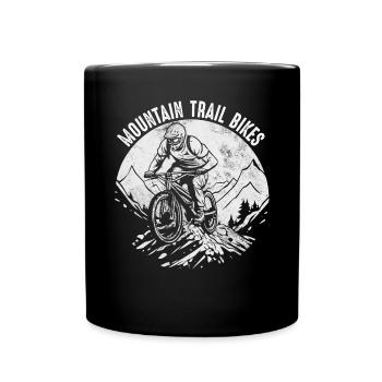 VTT Trail Biker Biker Offroad - Mug uni - noir - Devant