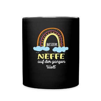 Neffe Geburtstag Beste Neffen Jungen Patenkind - Tasse einfarbig - Schwarz - Vorne