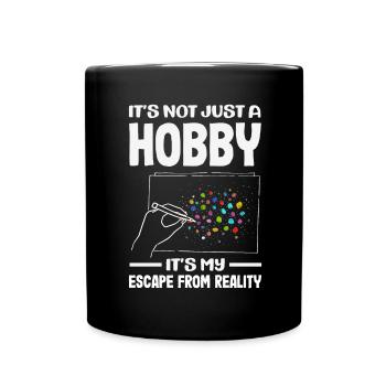 Accessories for Diamond Art Diamond Painter - Full Colour Mug - black - Front