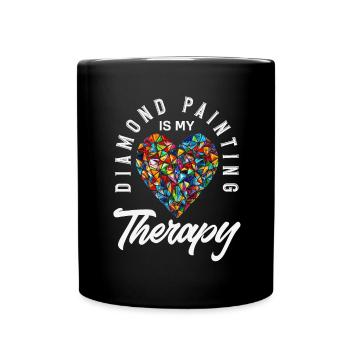 Accessories for Diamond Art Diamond Painter - Full Colour Mug - black - Front