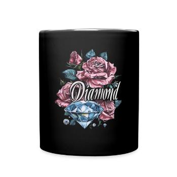 Accessories for Diamond Art Diamond Painter - Full Colour Mug - black - Front