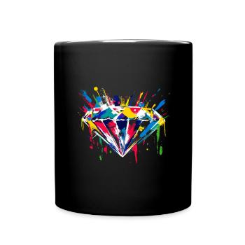 Accessories for Diamond Art Diamond Painter - Full Colour Mug - black - Front