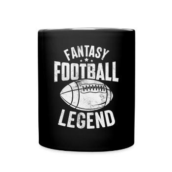 Fantasy Football Légende Drôle Football Commish - Mug uni - noir - Devant