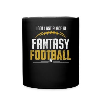 J’ai obtenu la dernière place dans Fantasy Football Funny FFL - Mug uni - noir - Devant