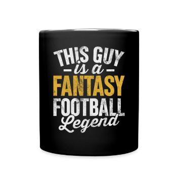 Ce gars est une légende du football fantastique FFL - Mug uni - noir - Devant