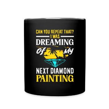 Accessories for Diamond Art Diamond Painter - Full Colour Mug - black - Front