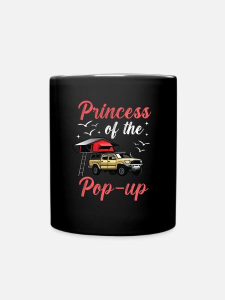 Wohnmobilzubehör Pop-up-camper - Tasse einfarbig - Schwarz