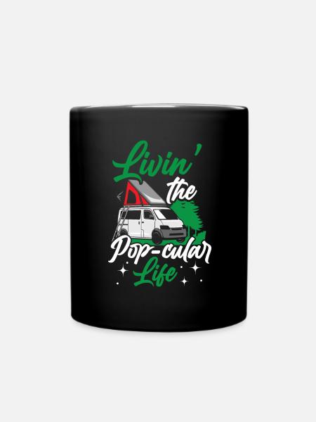 Wohnmobilzubehör Pop-up-camper - Tasse einfarbig - Schwarz
