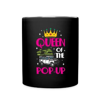 Motorhome accessories Pop-up camper - Full Colour Mug - black - Front