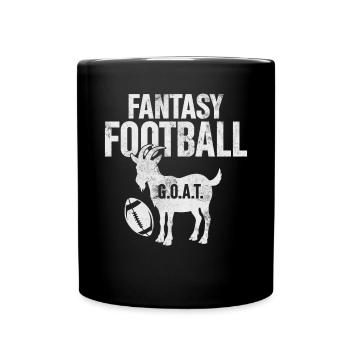 Fantasy Football GOAT Commissaire Draft Kicker - Mug uni - noir - Devant