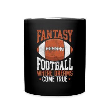Fantasy Football Commish Funny FFL Champion Draft - Mug uni - noir - Devant