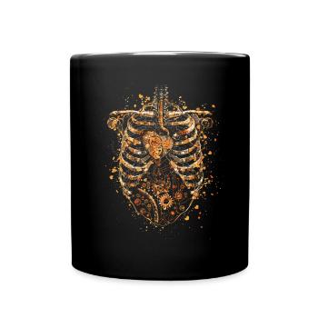 Steampunk Anatomie Steampunk Mécanique - Mug uni - noir - Devant
