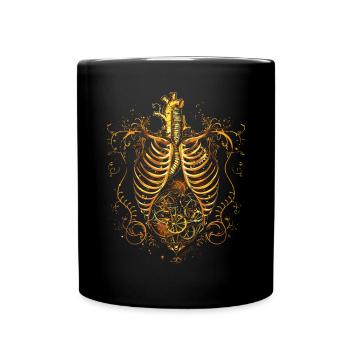 Steampunk Anatomie Steampunk Mécanique - Mug uni - noir - Devant