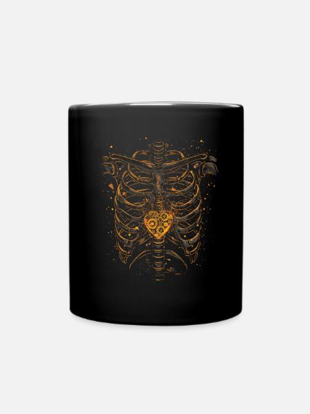 Steampunk Anatomy Steampunk Mechanical - Tasse einfarbig - Schwarz