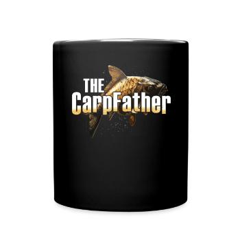 "the Carp Father" carp fishing - Full Colour Mug - black - Front