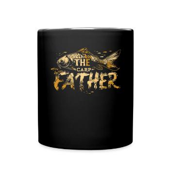 "the Carp Father" carp fishing - Full Colour Mug - black - Front